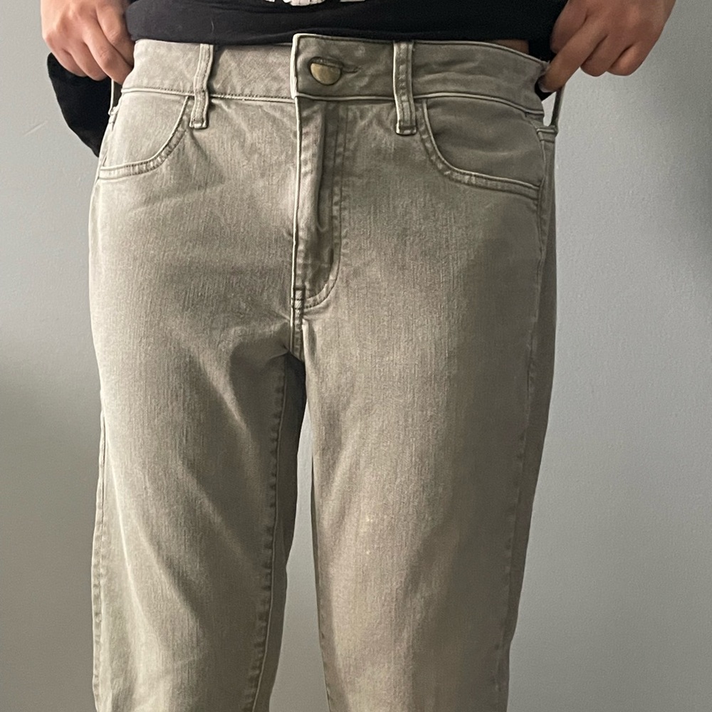 Burnt olive jeans
